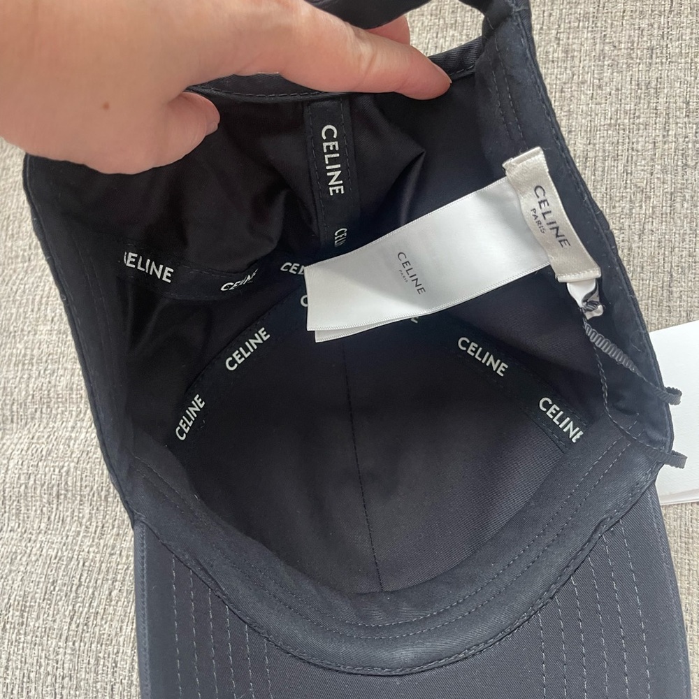 Celine Classic Black Cap size S - Picture 7 of 9